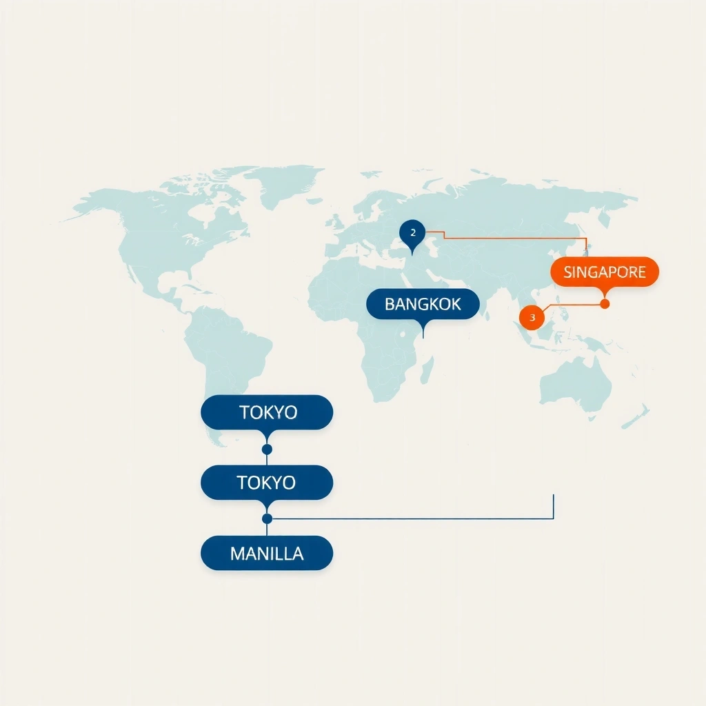 Trabirsa Global Offices Map