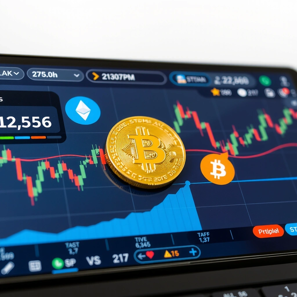 Cryptocurrency Trading Game Interface